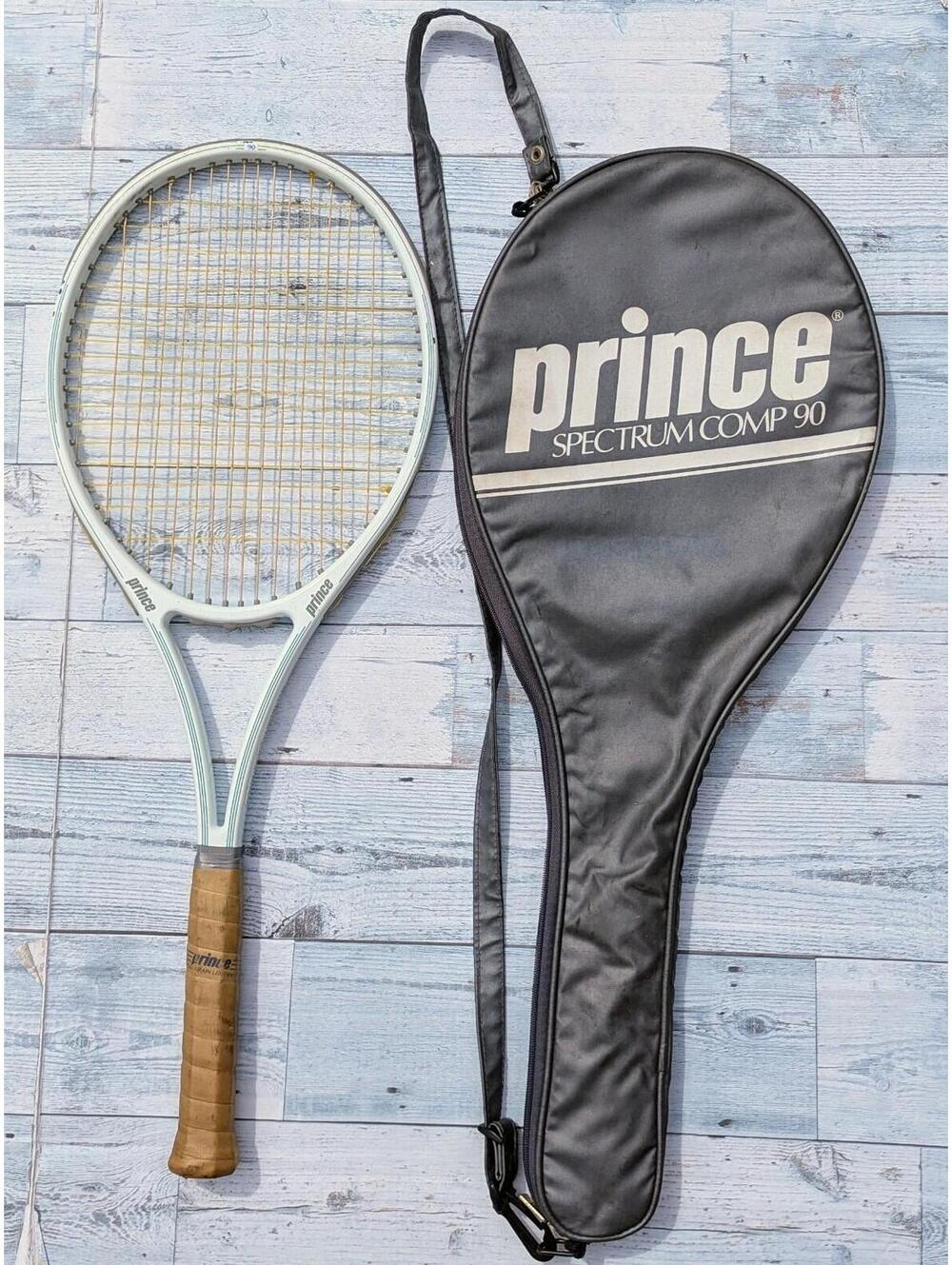 Prince Spectrum Comp Series 90 Tennis Racquet 4 1/4 w/ Case & ID Card